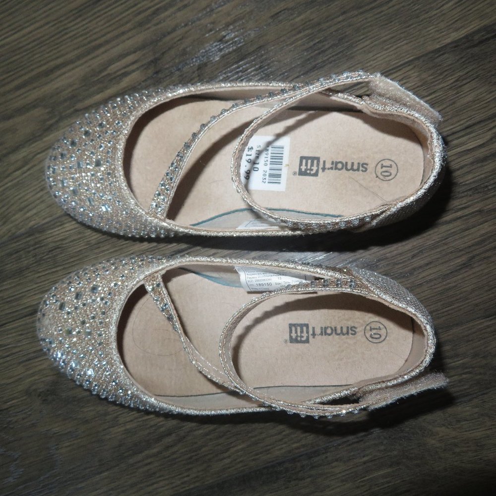 Girls (Toddler 10) Gold Shoes